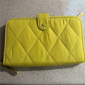 Vera Bradley Lemon Quilted Wallet